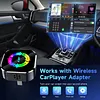 Wired To Wireless Carplay & Android Auto 4 In 1 Dongle USB Plug and Play BT/WiFi CarPlay Adapter