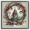 Xmas Tree-Full Embroidery 3 Strands 11CT Stamped Cross Stitch-40*40CM