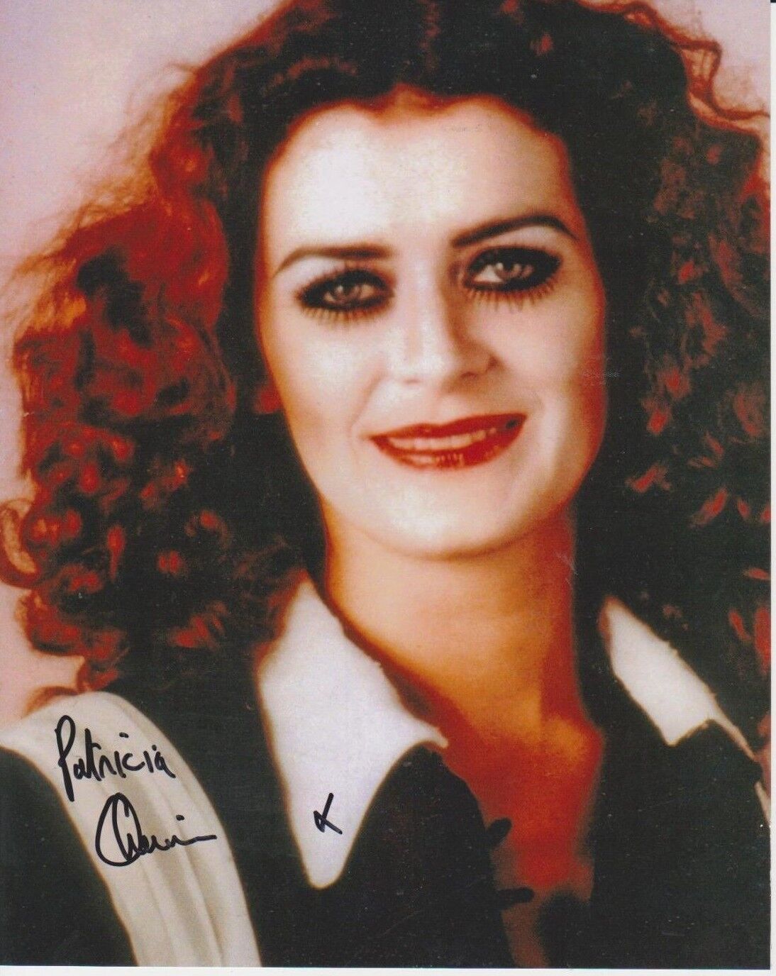 Patricia Quinn (MAGENTA) Signed 8x10 Photo Poster painting - The Rocky Horror Picture Show G726