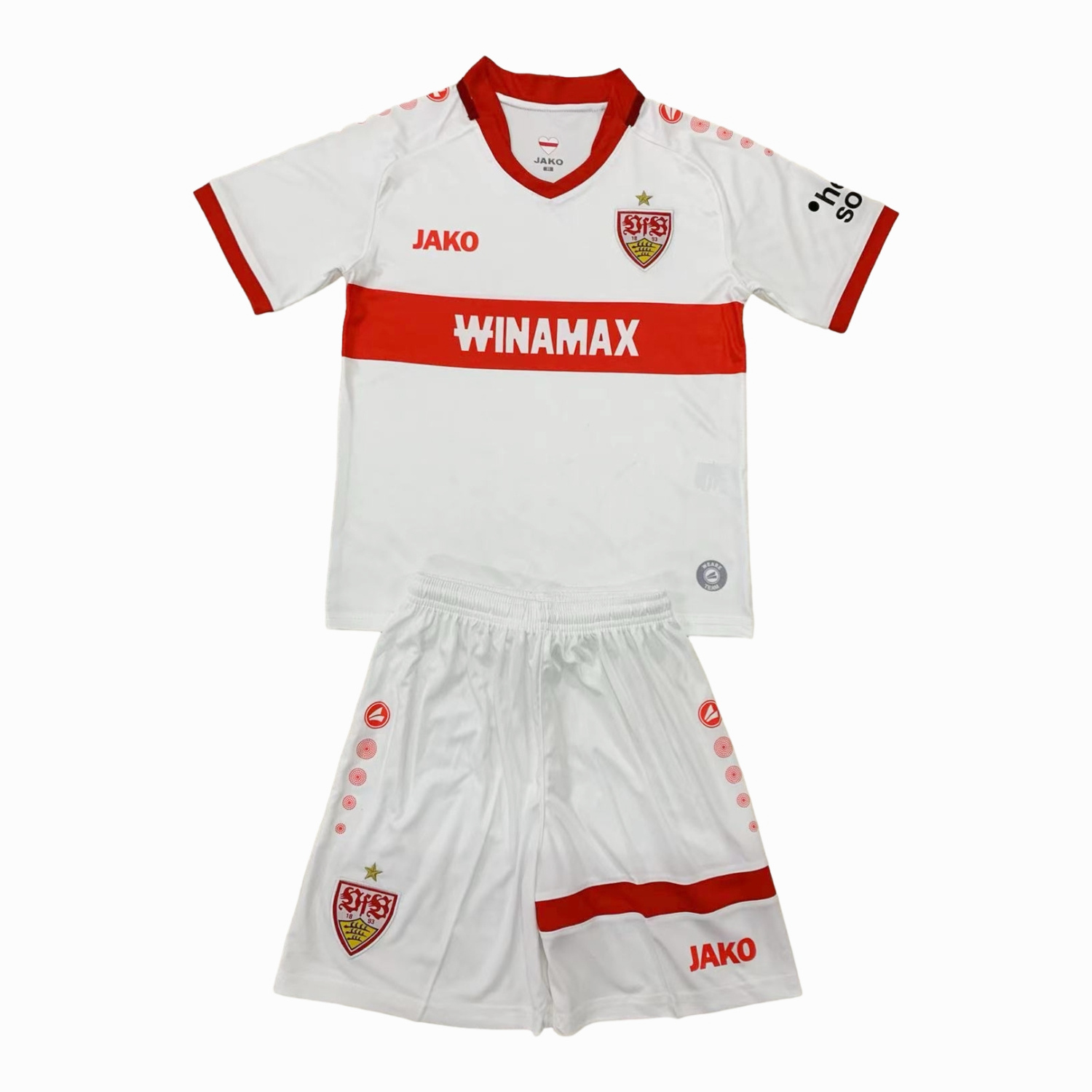 VfB Stuttgart 24-25 Home Men's Adult Jersey Set - Fans Version