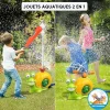 Jouet de baseball arroseur d'eau rotatif &agrave; 360 &deg; pour cour ext&eacute;rieure 2 en 1