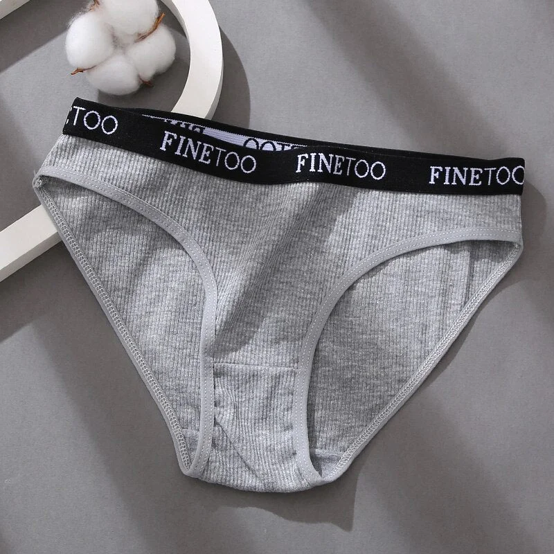 Women Cotton Panties Sexy Underwear Female Pantys Woman's Briefs Underpants Fashion Ladies Female Lingerie Solid Colors M-XXL