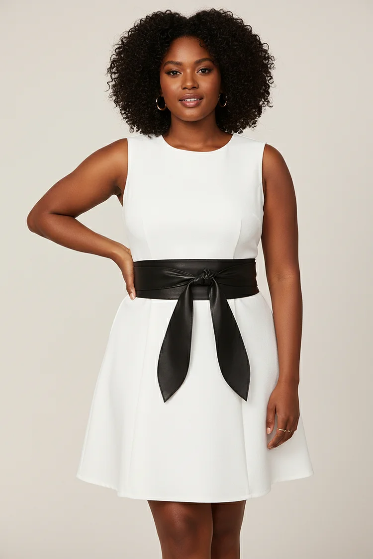 elegant and sophisticated dress Women Elegant Elastic Stretch Wide Dress Belt Big Chain Waistbands For  Women Luxury Party Belts For Dresses main image 0