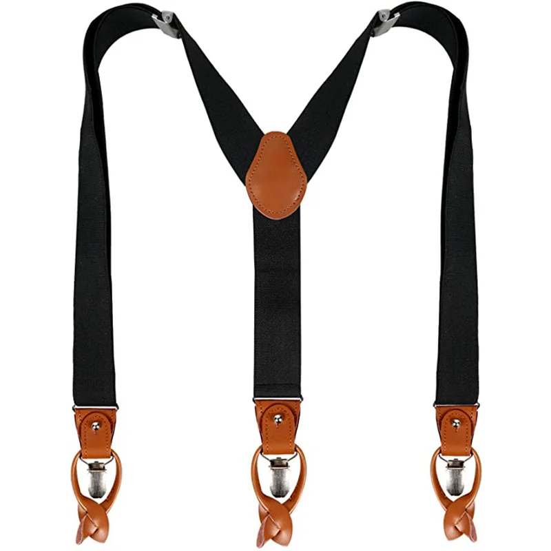 Retro Adjustable Stretch Suspenders-inspireuse