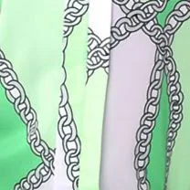 2022 New Design Women Office Blouse Turn Down Collar Long Sleeve Plus Size Clothes Chain Print Shirt Womens Tops And Blouses