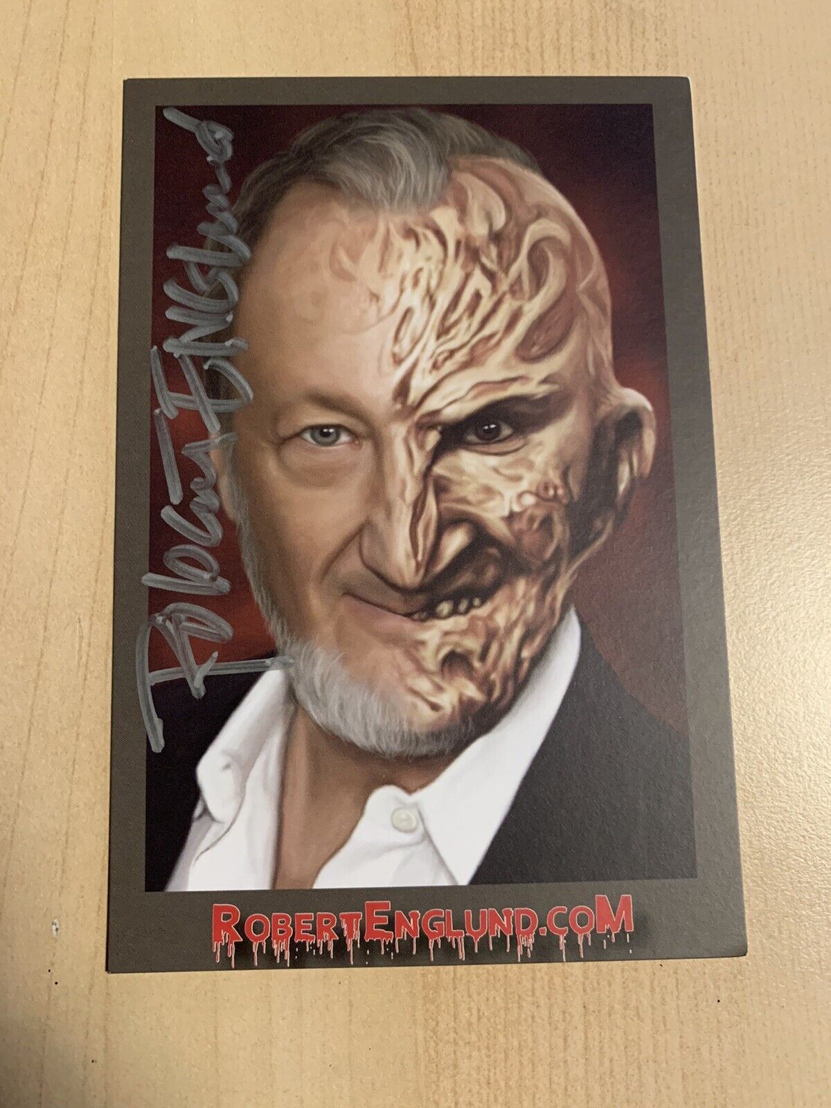 ROBERT ENGLUND Authentic Hand Signed Autograph 4X6 Photo Poster painting - FREDDY KRUEGER