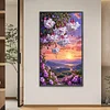 Diamond Painting - Full Round Drill - Sunset(Canvas|40*70cm)