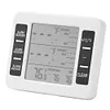 Wireless Digital Audible Alarm Refrigerator Thermometer with 2pcs Sensor