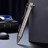Bolt-operated tactical pen, titanium alloy push-button sign pen, EDC portable business metal pen