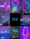 Bluetooth Symphony Neon Light Strip RGB Horse Racing Waterproof Light Strip DIY Graffiti Smart Light Strip