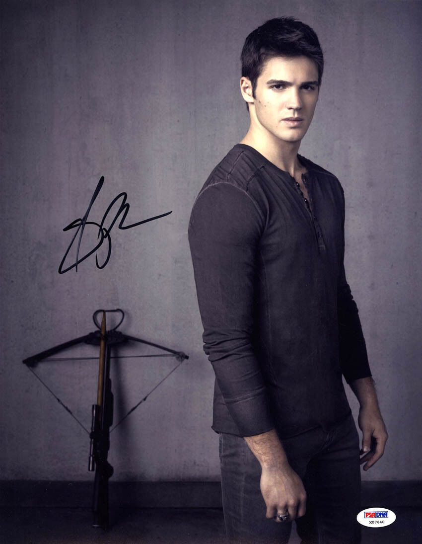 Steven R. McQueen SIGNED 11x14 Photo Poster painting The Vampire Diaries PSA/DNA AUTOGRAPHED