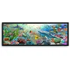(Counted/Stamped)(Big Size) 11CT Underwater World - Cross Stitch 90*30cm/35.43*11.81in