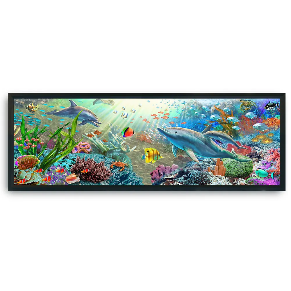 11ct 3-Strand Stampted Cross Stitch - Sea World(90*30cm)