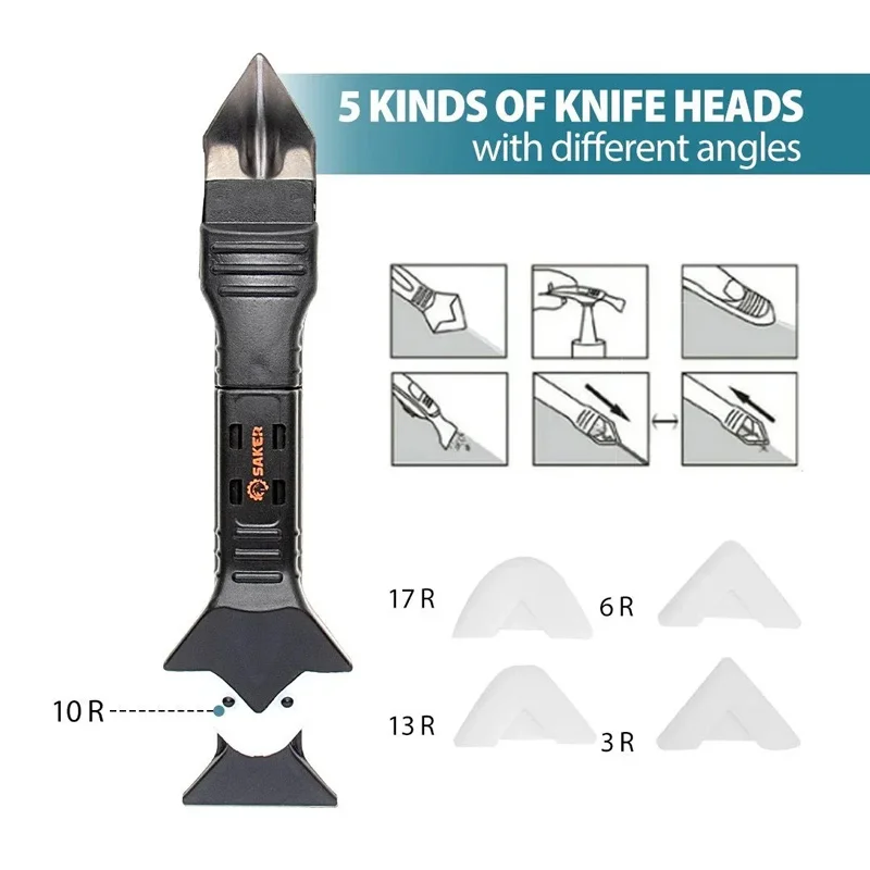 Saker® Silicone Caulking Tools