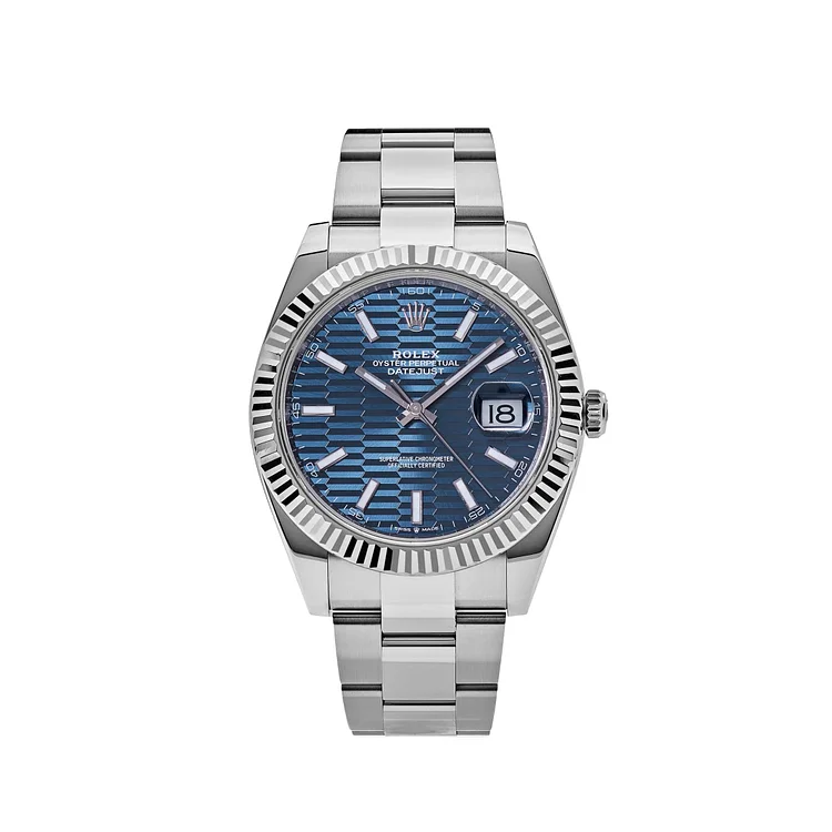 Rolex Datejust 126334 Stainless Steel Fluted Motif Blue Dial Oyster (2023)
