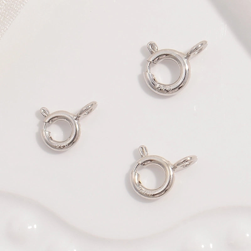 1 Piece 925 Sterling Silver 22K Gold Plated Rhodium Plated Geometric Jewelry Buckle Jewelry Accessories