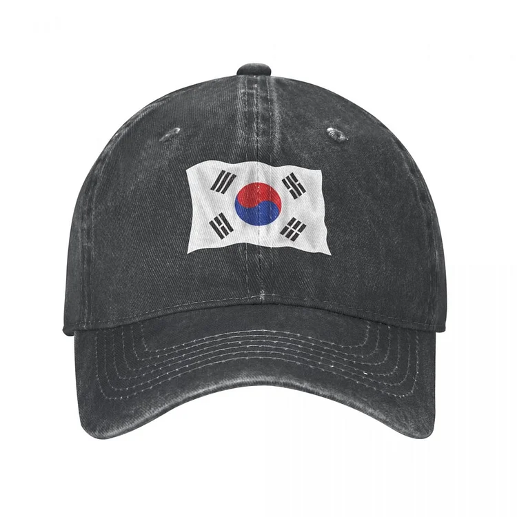 South Korean Flag - South Korea -Seoul Cap Cowboy Hat icon mens hats Womens