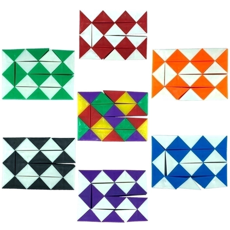 Fashion Children’s Educational Transformation Magic Snake Folding Cube Capsule Twist Toy