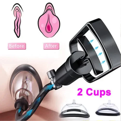 pornhint Pornhint Female Vacuum Suction Clitoral Vaginal Pussy Pump Kit for Women Couple Sex Toys