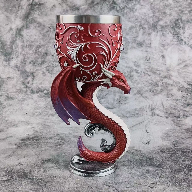 Immerse in the Fantasy Realm, Enjoy the Extraordinary Cup Charm - 3D Stereoscopic Carved Goblets