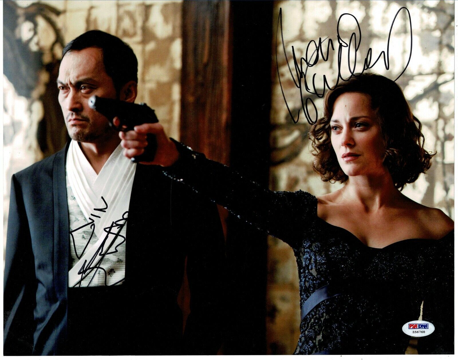 Marion Cotillard Ken Watanabe signed autographed Inception 11x14 Photo Poster painting PSA 12061