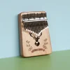 kalimba Piano Professional Wooden 17 Key Kalimba Solid Wood Thumb Piano Musical Instrument