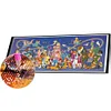 (Grande Taille) Dessin Animé-Peinture Diamant Ronde Complète-80*30CM