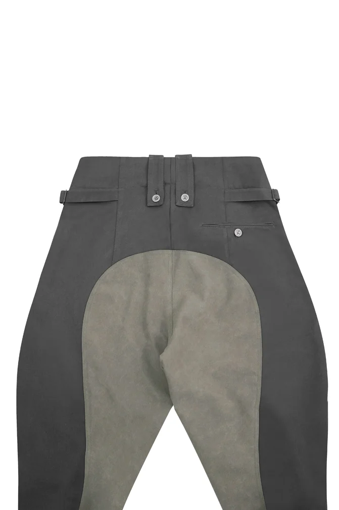   Elite German M1943 Stone Grey Gabardine Mounted Troops Riding Breeches German-Uniform