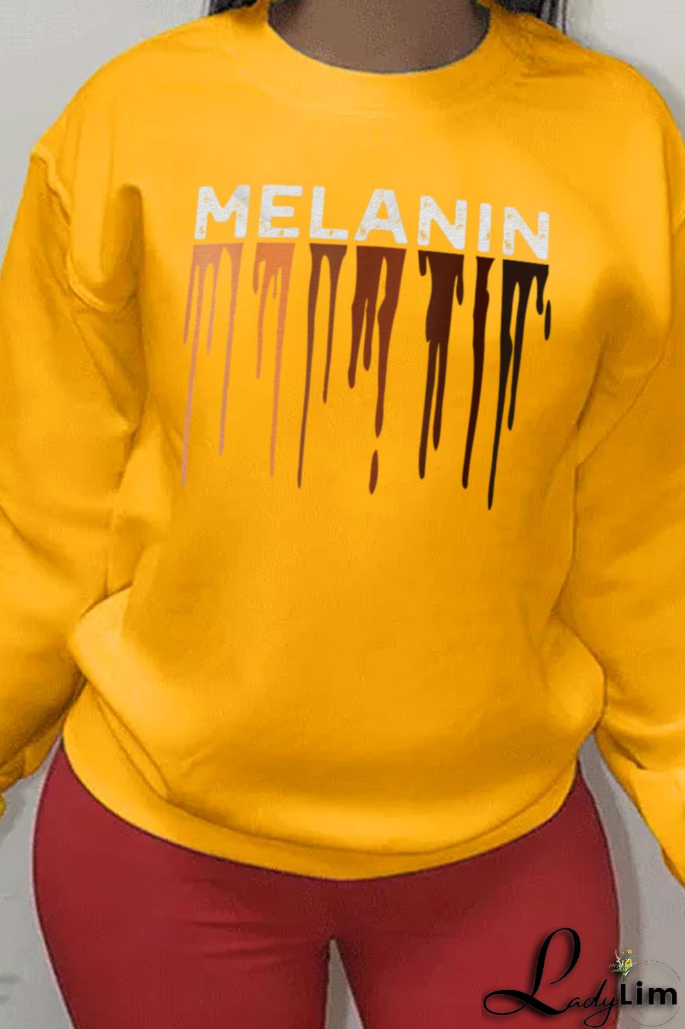 Blue Fashion Casual Print Tassel Letter O Neck Tops