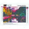 Diamond Painting-5D Full Round Drill Riverside Landscape