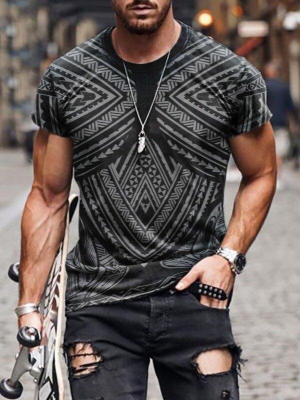 Fashion Printed Short Sleeve T-shirt