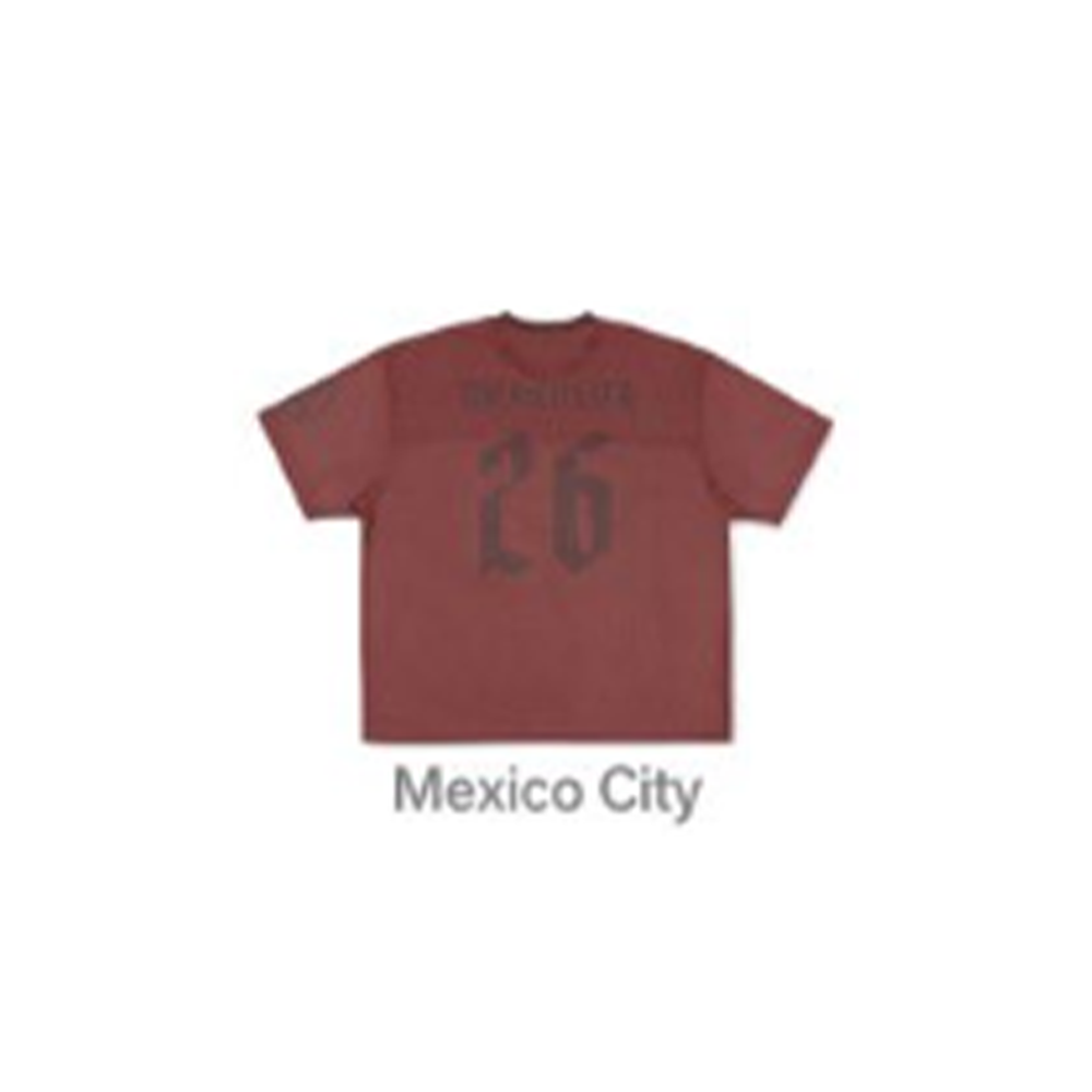 Official BTS Arirang World Tour City Jersey - Burgundy