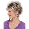 Short Blonde Pixie Cut Wigs for White Women Dark Brown Ombre Blonde