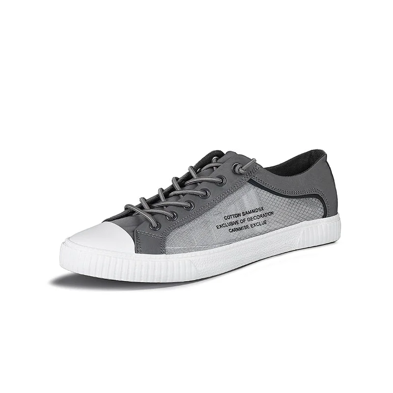 Nine o'clock Summer New Men Canvas Shoes Hard-wearing Breathable Sneakers All-match Male Vulcanized Shoes Fashion Casual Outside