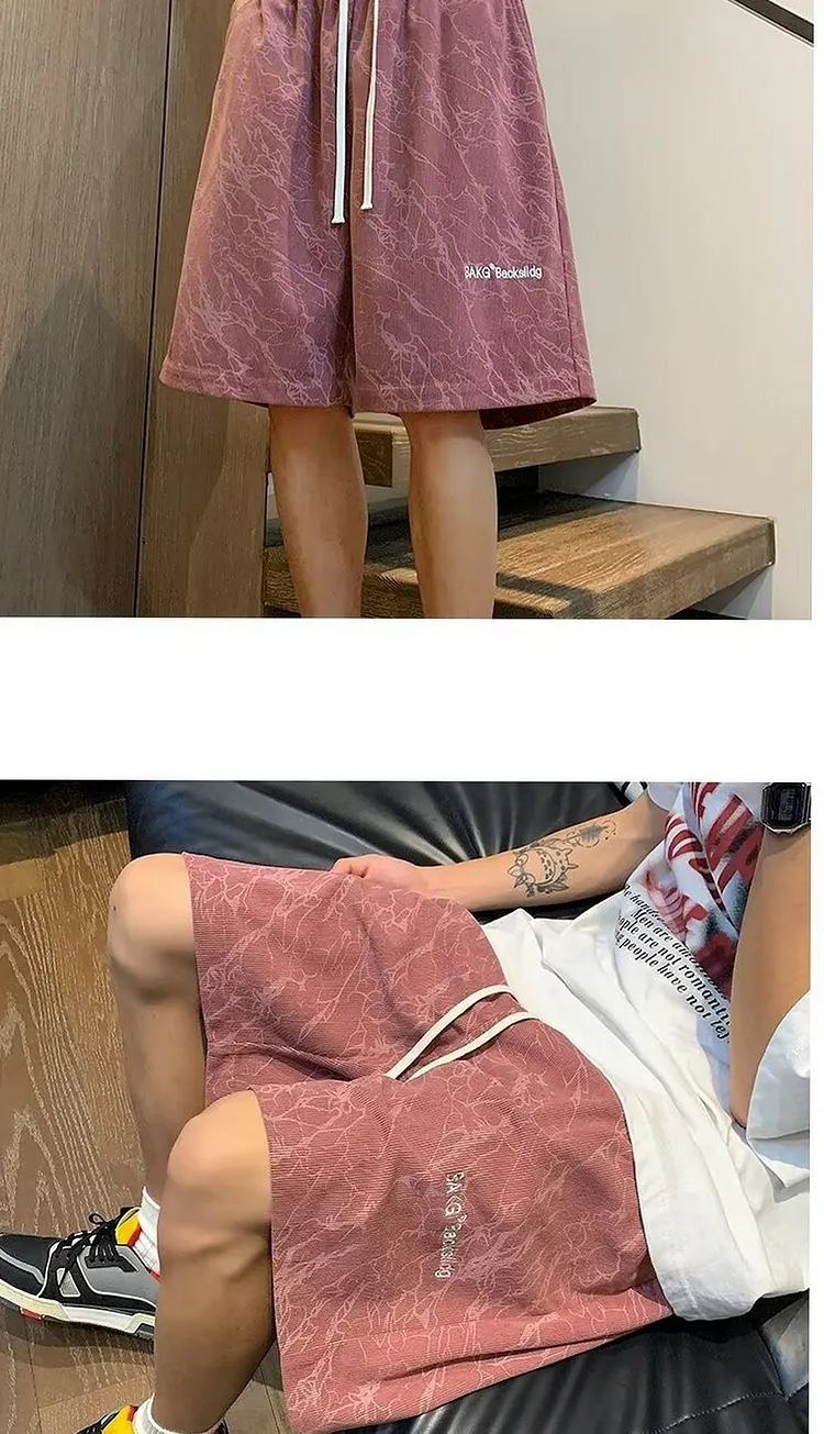Knit Shorts for Men Casual Summer Wear