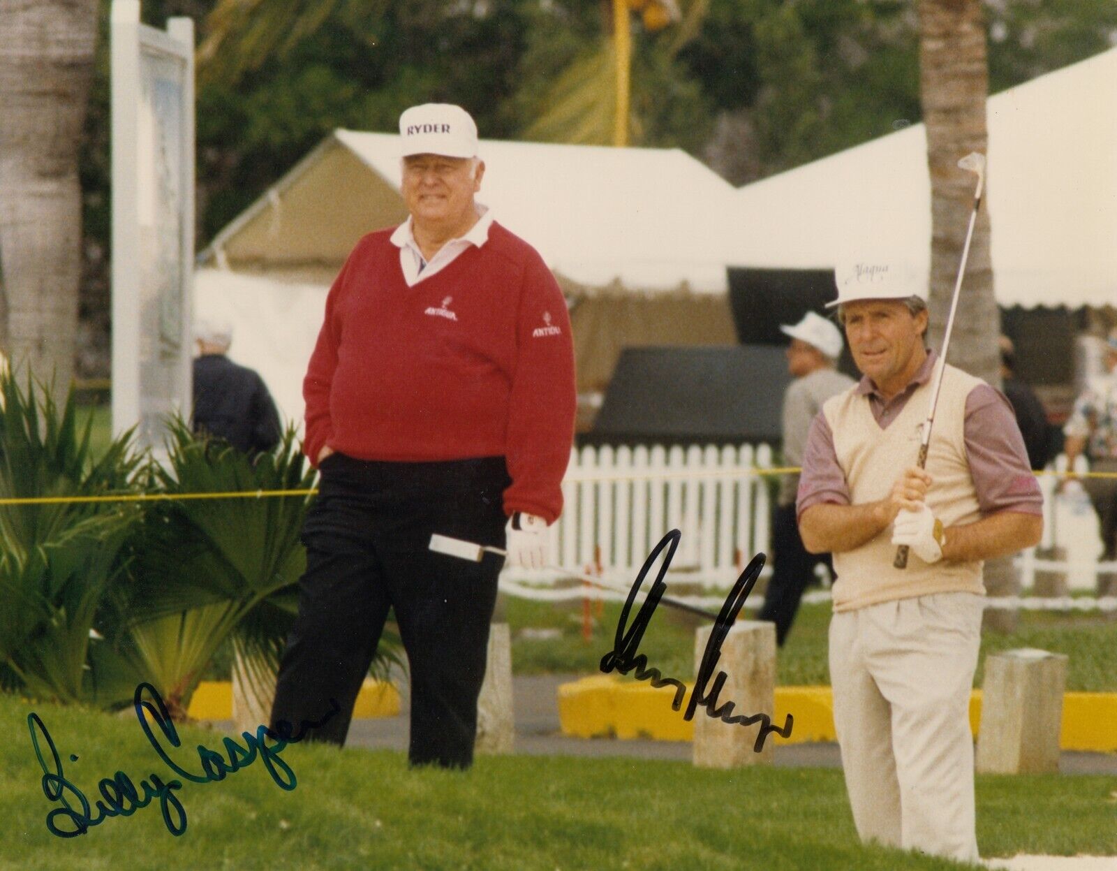 Billy Casper Gary Player #0 8x10 Signed Photo Poster painting w/ COA Golf 031019