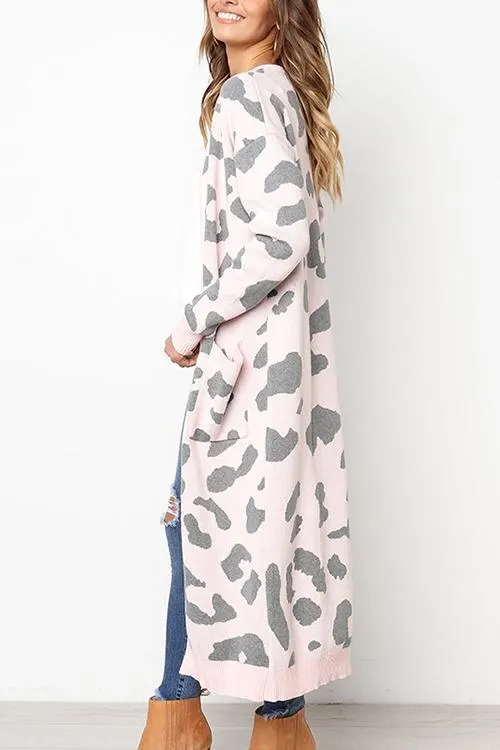 Autumn Long Sleeve Knit Sweater Coat