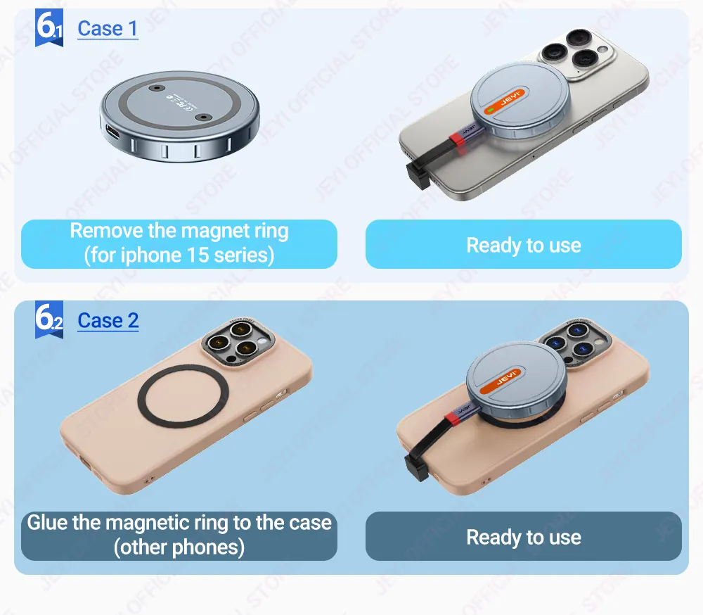 Hagibis - Carcasa magnética M.2 2230 NVMe SSD con Magsafe para iPhone Hagibis - Carcasa magnética M.2 2230 NVMe SSD con Magsafe para iPhone
