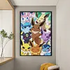 Pok&eacute;mon-11CT Stamped Cross Stitch 40*60cm/15.75*23.62in(Big Size)