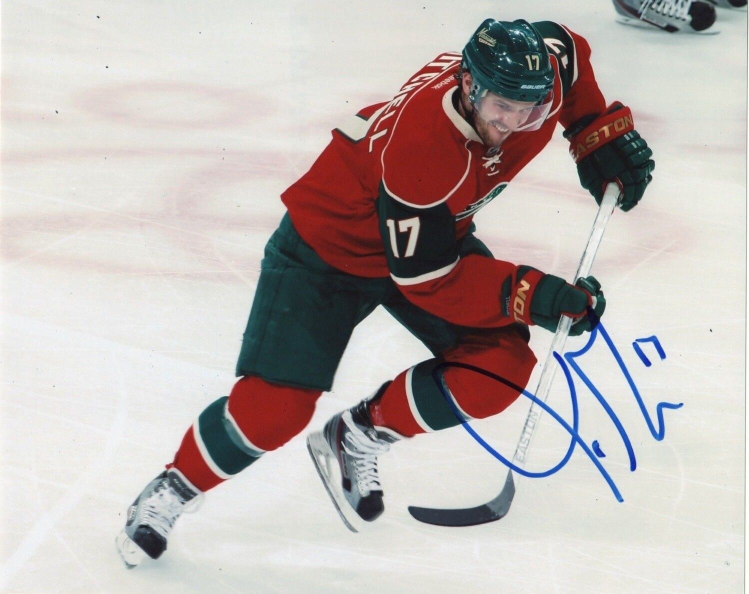 Minnesota Wild Torrey Mitchell Autographed Signed 8x10 NHL Photo Poster painting COA D