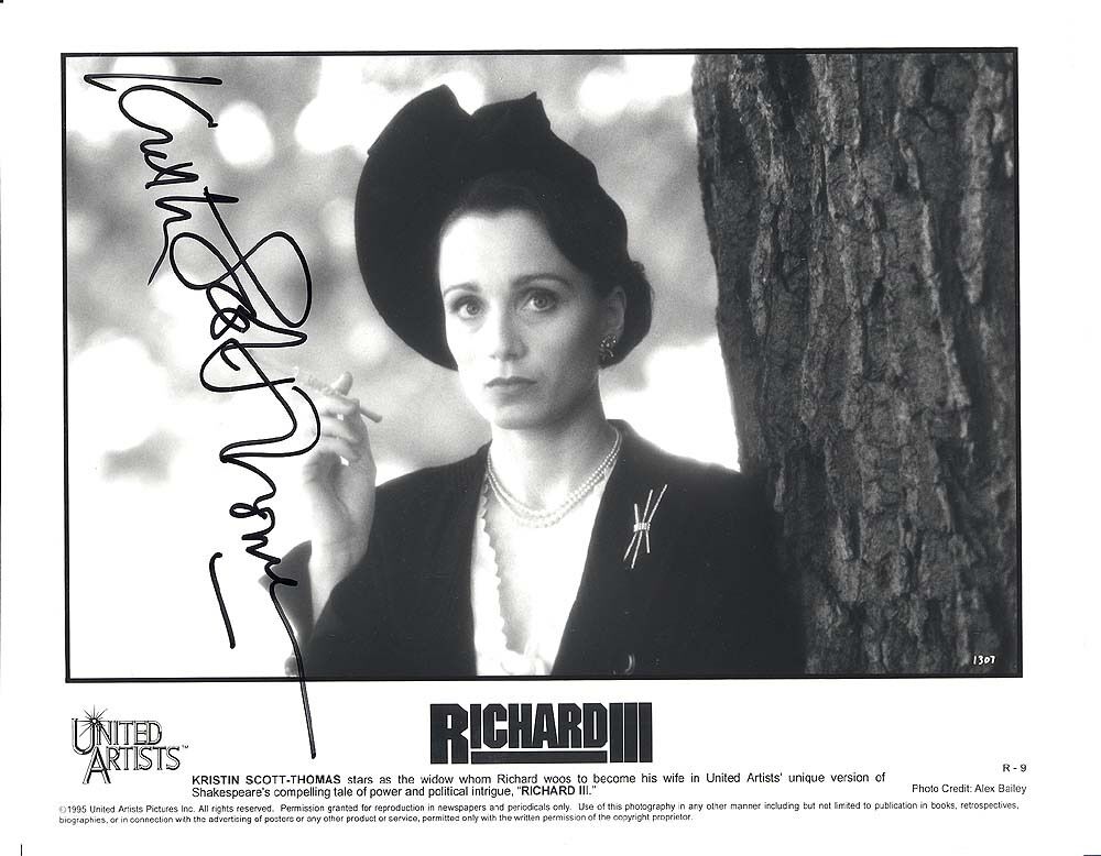 KRISTIN SCOTT THOMAS FROM THE FILM RICHARD III