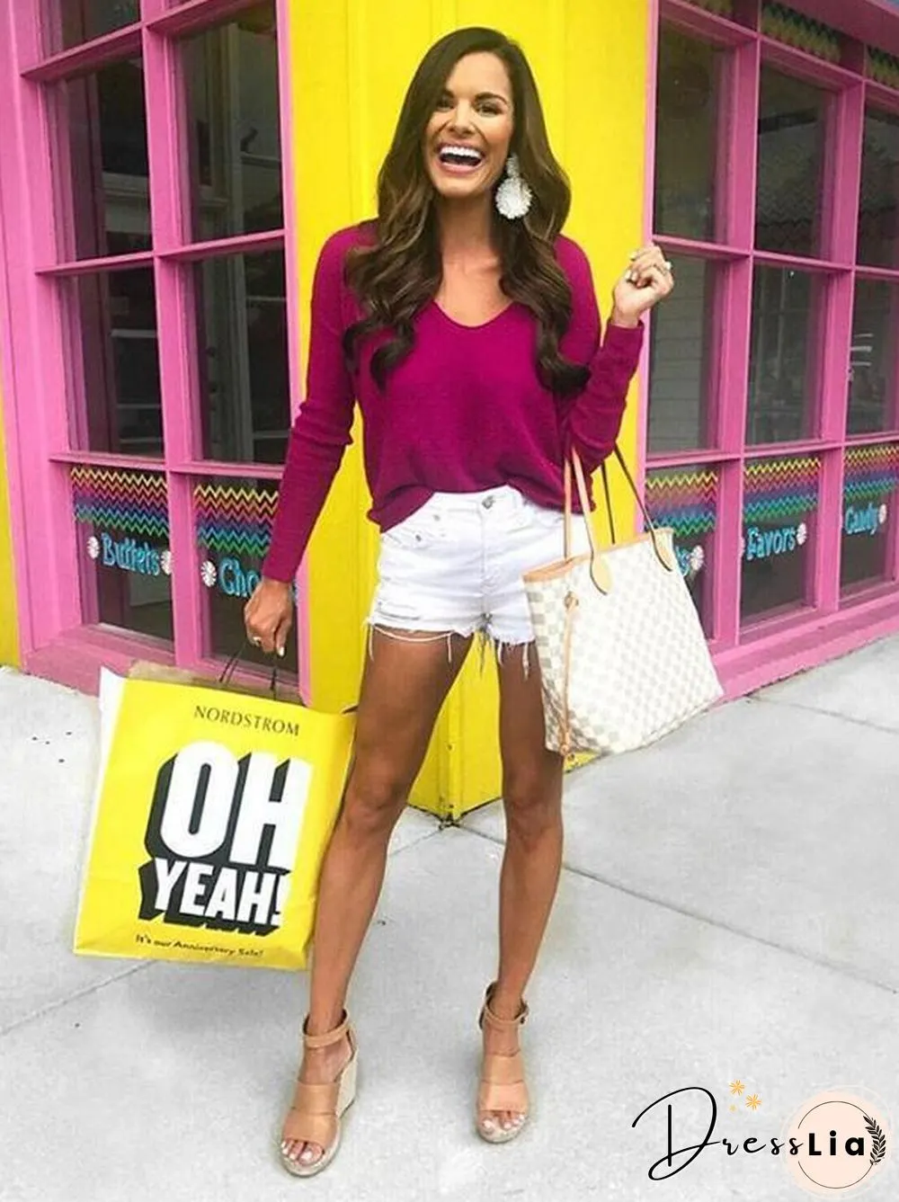 Loose 6 Colors Long Sleeves Sweater Tops
