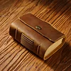 Handmade Portable Mini Notebook in Top-Grain Cowhide