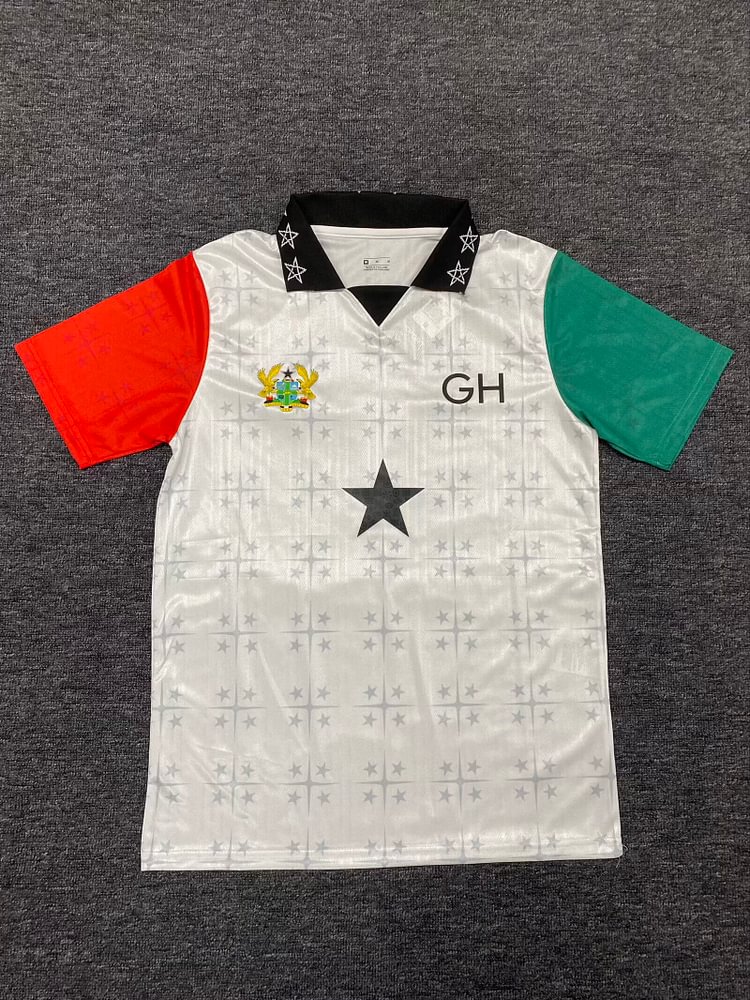 2026-27 Ghana Training Kit - White Jersey (Fan Version)
