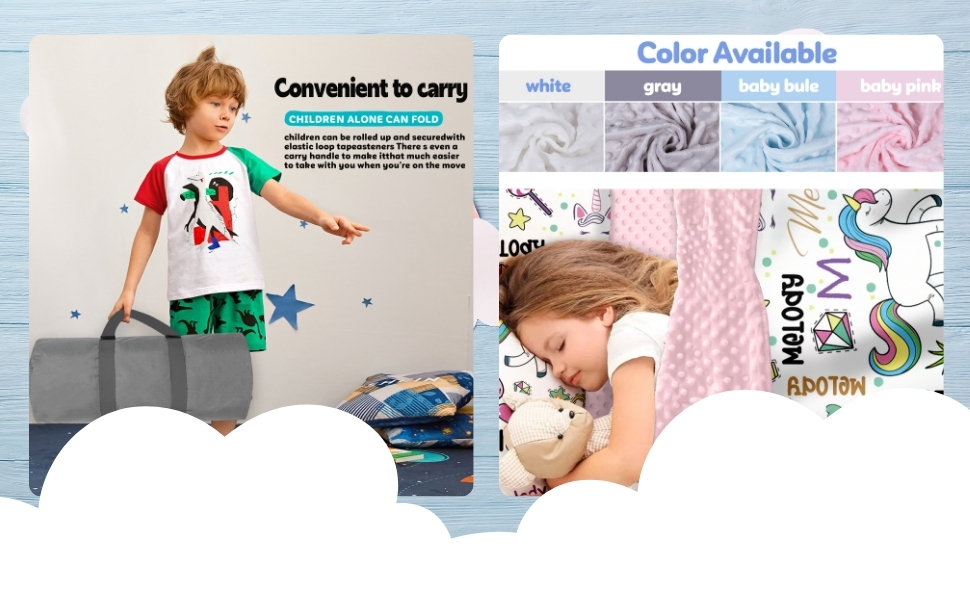 toddler nap mat with pillow