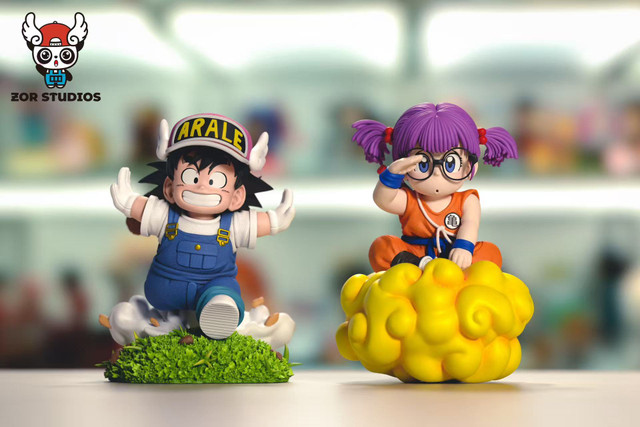 ZOR Studio-Arale & Goku-Staute-
