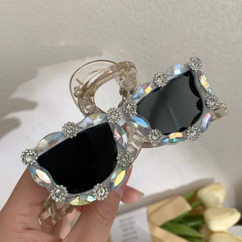 Women’s Hip-Hop Streetwear Sunglasses Acetic Acid Sheets Hair Claws