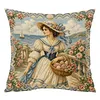 Victorian Girl DIY 11CT 3-Strand Printed Cross Stitch Kit 45x45cm