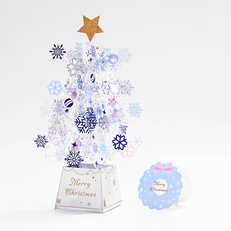 Crystal Christmas Tree Card