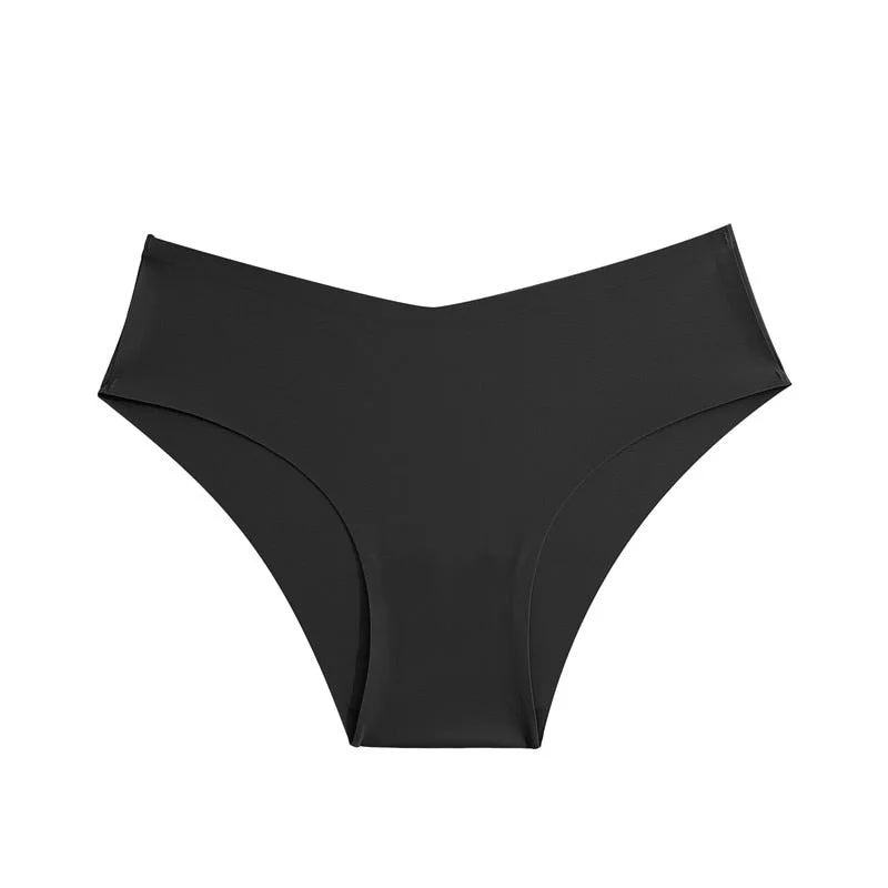 FINETOO 1/2Pcs Seamless Panties Women Sexy V Waist Briefs M-2XL Plus Size Underwear Comfortable Ladies Underpants Lingerie 2021